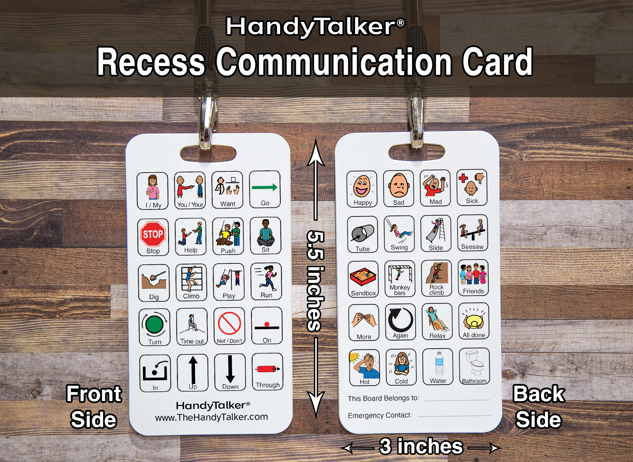 HandyTalker™ Recess AAC Portable Device – Coatney Creations