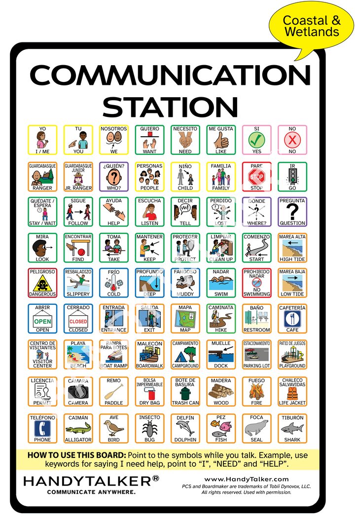 HandyTalker® Elite: Parks & Wilderness Communication Stations- Multiple environment types available!