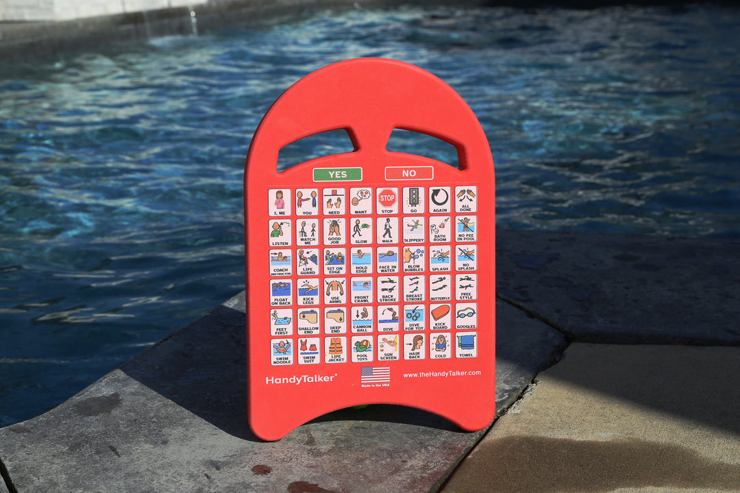 HandyTalker Swim Lesson Communication Kickboard