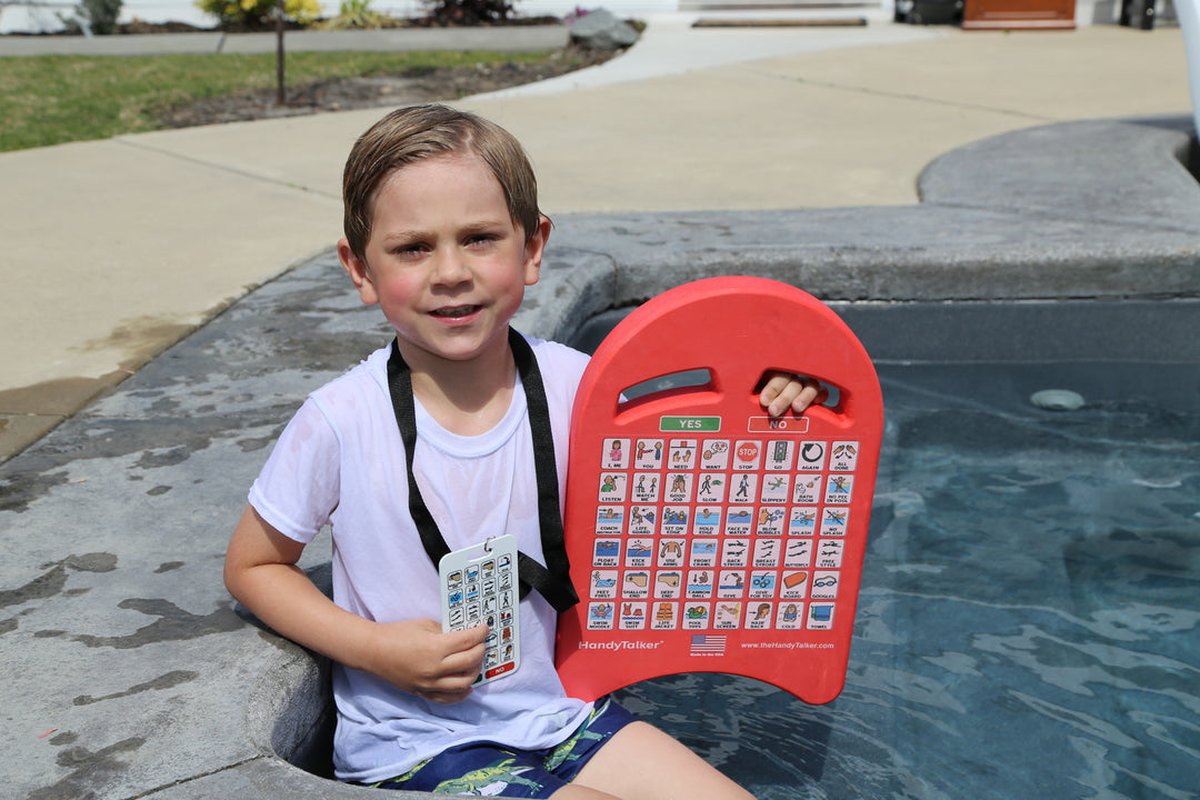 HandyTalker Swim Lesson Communication Kickboard