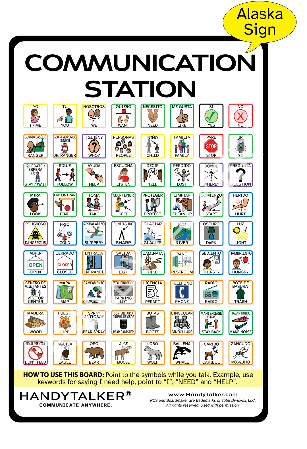 HandyTalker® Elite: Parks & Wilderness Communication Stations- Multiple environment types available!