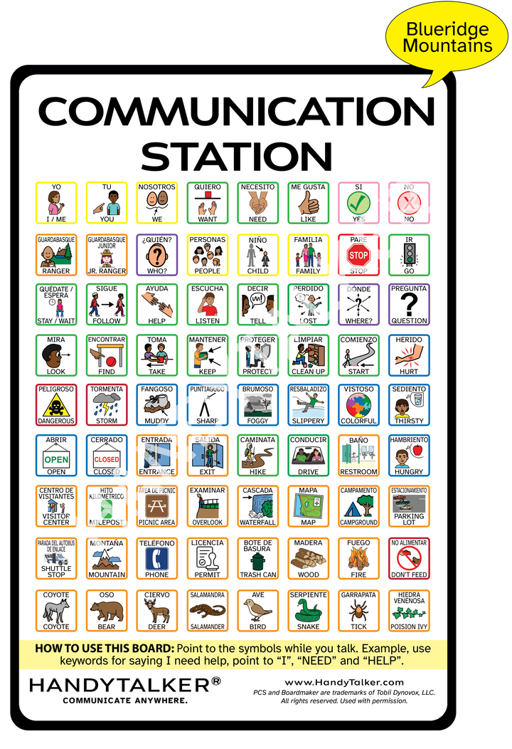 HandyTalker® Elite: Parks & Wilderness Communication Stations- Multiple environment types available!
