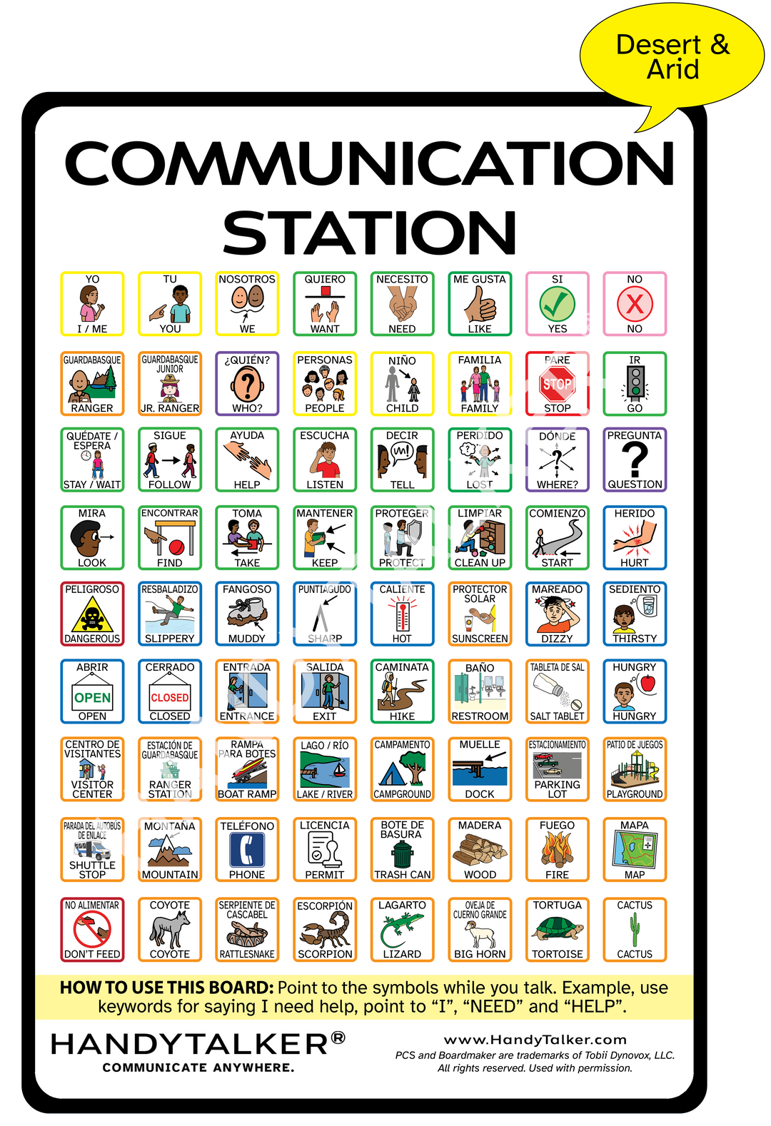 HandyTalker® Elite: Parks & Wilderness Communication Stations- Multiple environment types available!