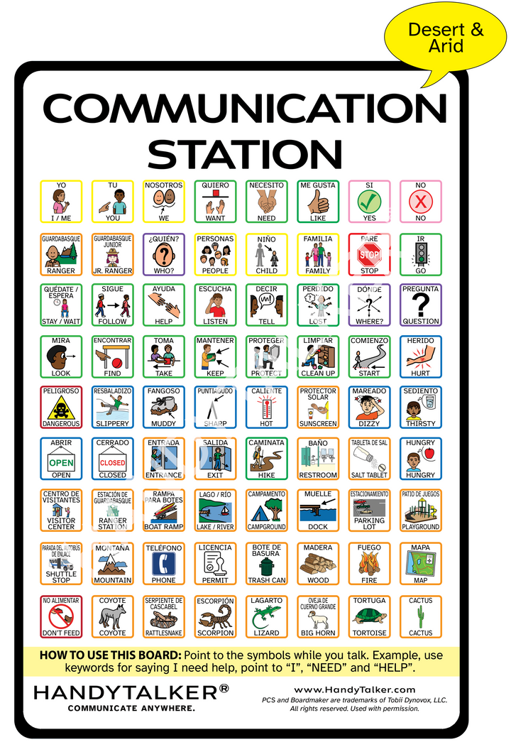 HandyTalker® Elite: Parks & Wilderness Communication Stations- Multiple environment types available!
