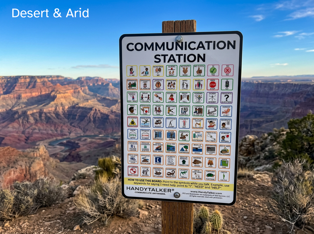 HandyTalker® Elite: Parks & Wilderness Communication Stations- Multiple environment types available!
